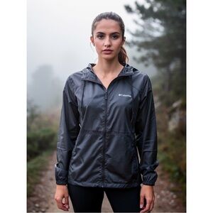 Columbia Women's Black Rain  Jacket